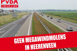 PvdA tegen megawindmolens in Heerenveen